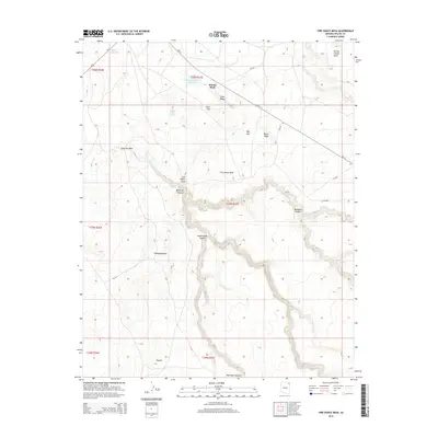 2014 Map of Fire Dance Mesa, 2014 Print