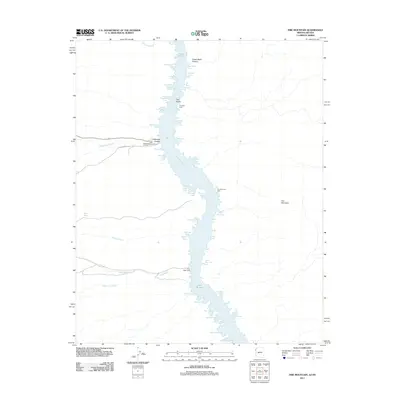 2011 Map of Fire Mountain, 2011 Print