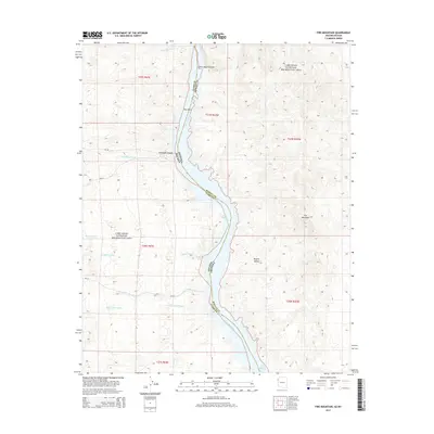 2014 Map of Fire Mountain, 2014 Print