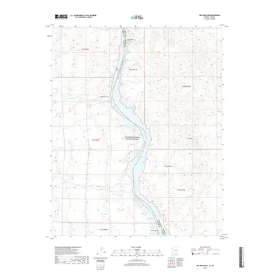 2018 Map of Fire Mountain, 2018 Print
