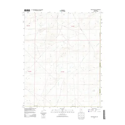 2013 Map of Fire Rock Well, 2013 Print