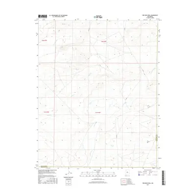 2017 Map of Fire Rock Well, 2017 Print