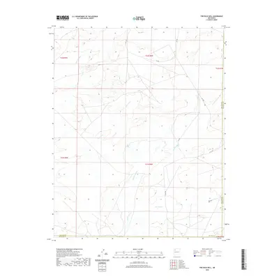 2020 Map of Fire Rock Well, 2020 Print