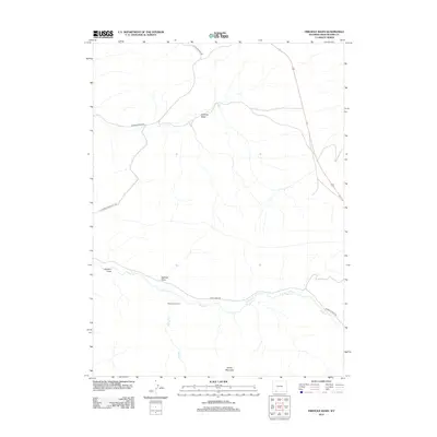 2012 Map of Firehole Basin, 2012 Print