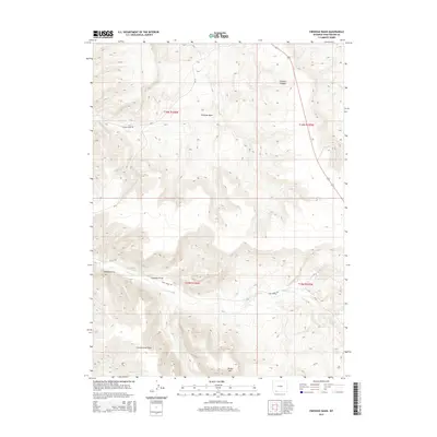 2015 Map of Firehole Basin, 2015 Print
