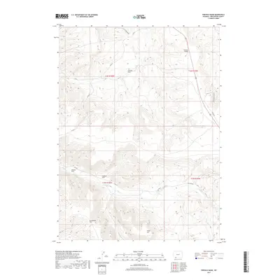 2017 Map of Firehole Basin, 2017 Print