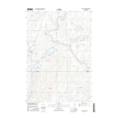 2015 Map of Fireside Lakes, 2015 Print