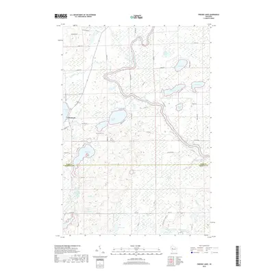 2018 Map of Fireside Lakes, 2018 Print