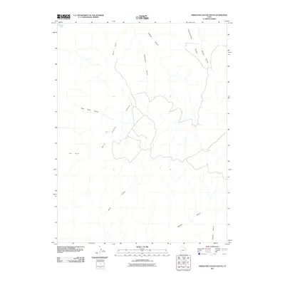 2011 Map of Firewater Canyon South, 2011 Print