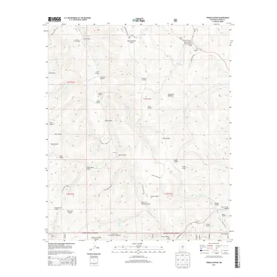 2013 Map of Firman Canyon, 2013 Print