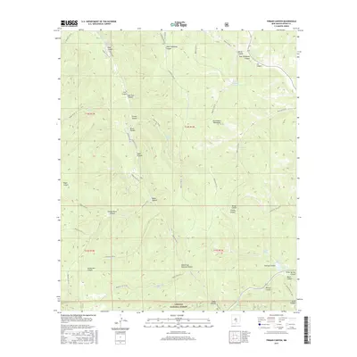 2017 Map of Firman Canyon, 2017 Print
