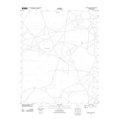 2011 Map of First Flat Mesa, 2011 Print