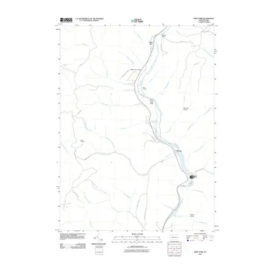 2010 Map of First Fork, 2010 Print