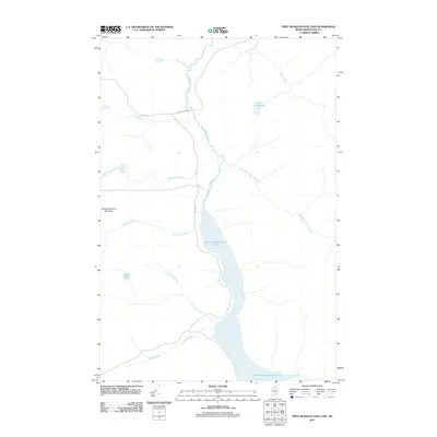 2011 Map of First Musquacook Lake, 2011 Print