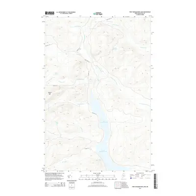 2014 Map of First Musquacook Lake, 2014 Print
