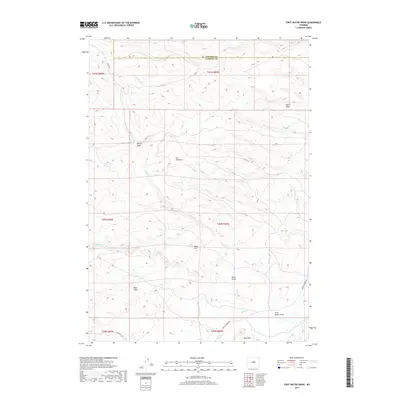2017 Map of First Water Draw, 2017 Print