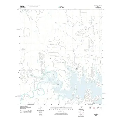 2010 Map of Fischer, 2010 Print