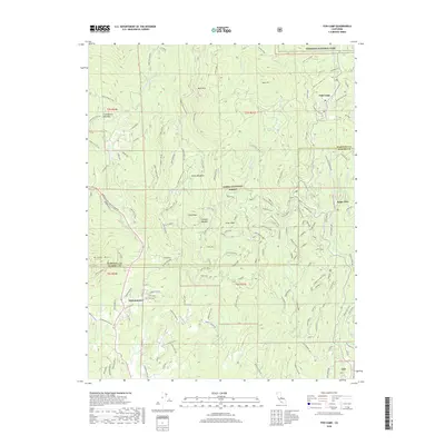 2018 Map of Fish Camp, 2018 Print