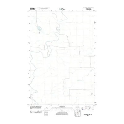 2011 Map of Fish Creek Lake, 2011 Print