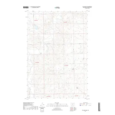 2017 Map of Fish Creek Lake, 2017 Print