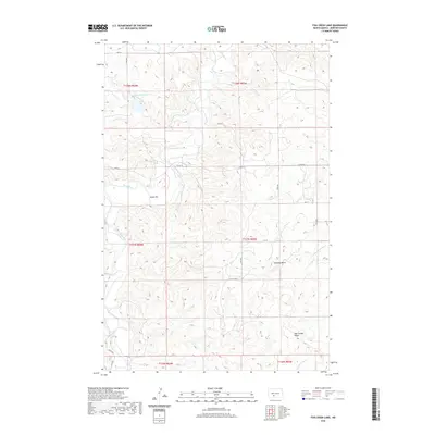 2020 Map of Fish Creek Lake, 2020 Print