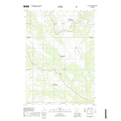 2017 Map of Fish Creek Park, 2017 Print