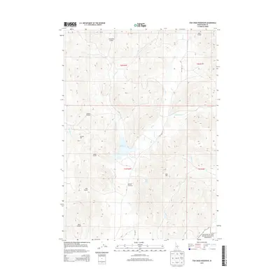 2013 Map of Fish Creek Reservoir, 2013 Print