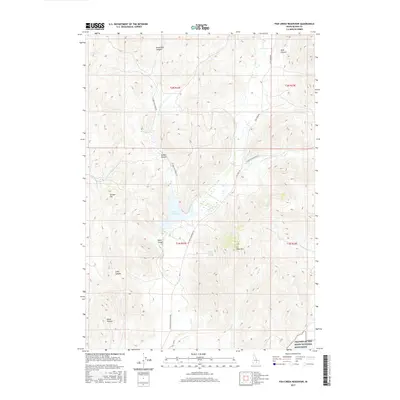 2017 Map of Fish Creek Reservoir, 2017 Print