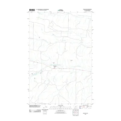 2011 Map of Fish Dam, 2011 Print