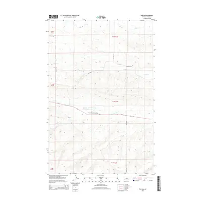 2014 Map of Fish Dam, 2014 Print