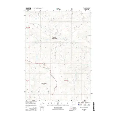 2015 Map of Fish Lake, 2015 Print