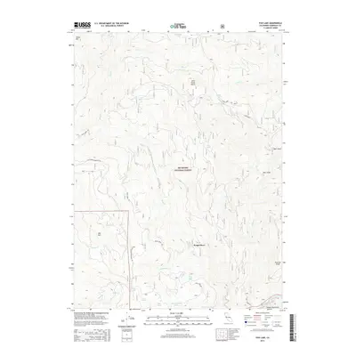 2015 Map of Fish Lake, 2015 Print