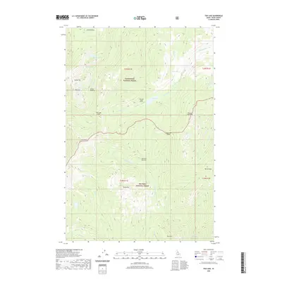 2020 Map of Fish Lake, 2020 Print