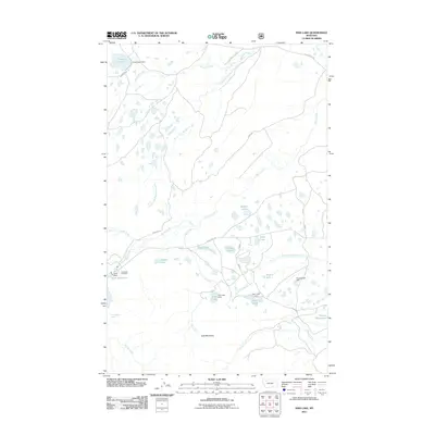 2011 Map of Fish Lake, 2011 Print