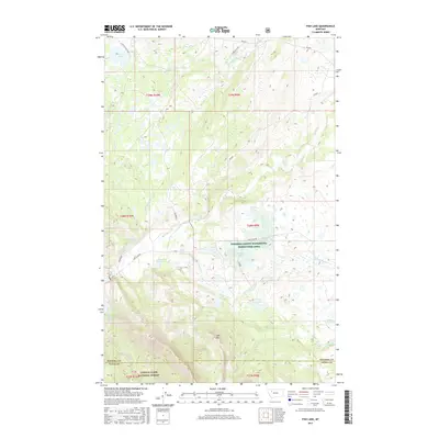 2017 Map of Fish Lake, 2017 Print