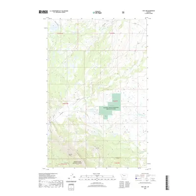 2020 Map of Fish Lake, 2020 Print