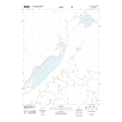 2011 Map of Fish Lake, 2011 Print