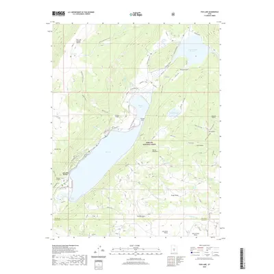 2020 Map of Fish Lake, 2020 Print