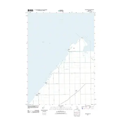 2011 Map of Fish Point, 2011 Print