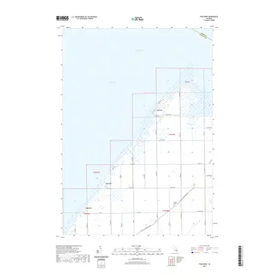 2019 Map of Fish Point, 2019 Print