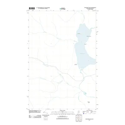 2011 Map of Fish River Lake, 2011 Print