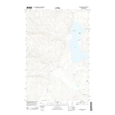 2014 Map of Fish River Lake, 2014 Print