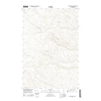 2014 Map of Fish River Lake SW, 2014 Print