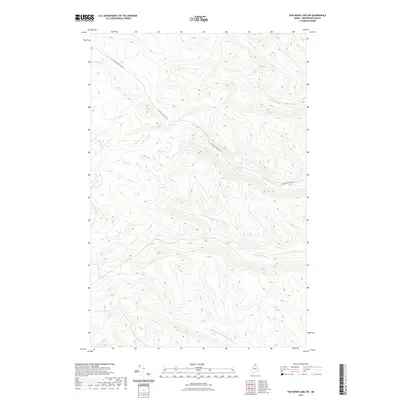 2021 Map of Fish River Lake SW, 2021 Print