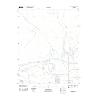 2012 Map of Fish Slough, 2012 Print