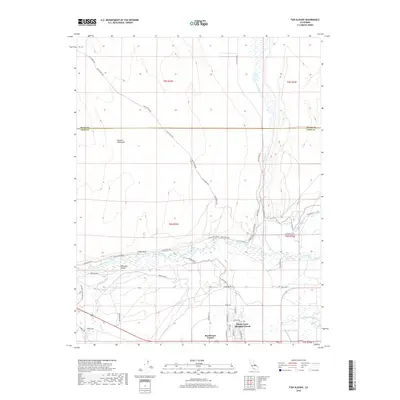2018 Map of Fish Slough, 2018 Print