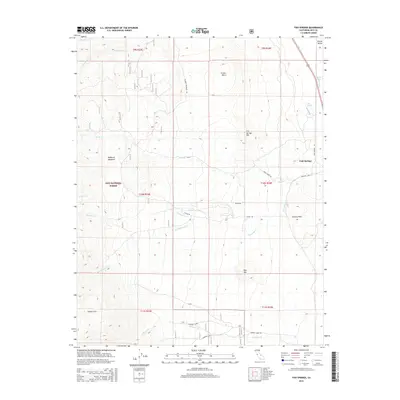 2015 Map of Fish Springs, 2015 Print