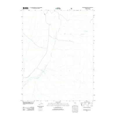 2012 Map of Fish Springs NE, 2012 Print