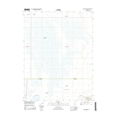 2014 Map of Fish Springs NE, 2014 Print
