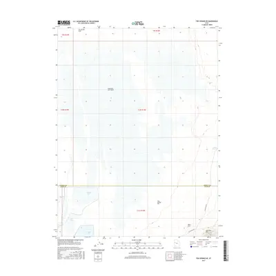 2017 Map of Fish Springs NE, 2017 Print